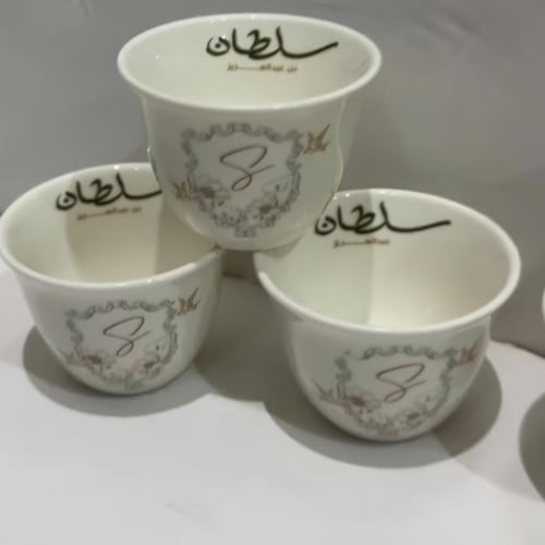 درزن فناجين قهوة سعودية ملكية
