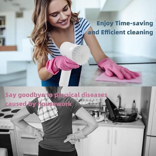 فرشاة تنظيف كهربائية دوارة