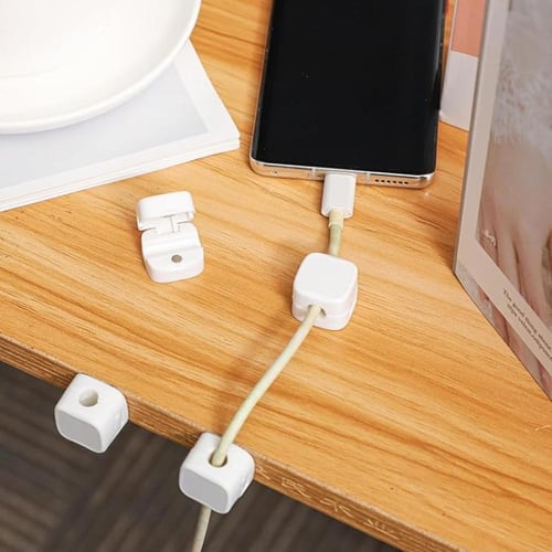 حامل منظم للأسلاك، مشابك بفتحات مغناطيسية