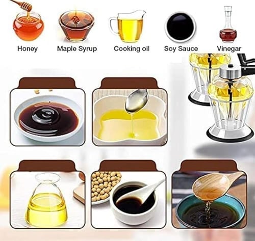 موزع عسل من الزجاج سعة 200 مل