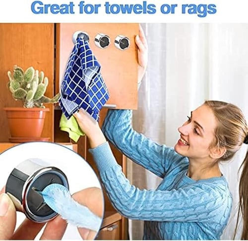 حامل مناشف جداري بتصميم دائري