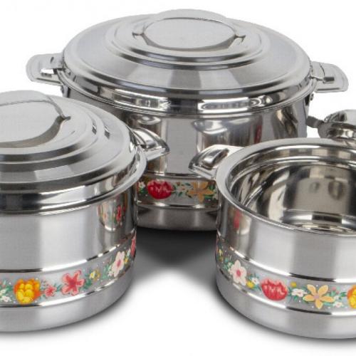 طقم حافظات طعام ستيل