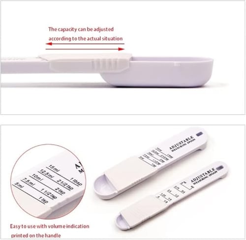 مجموعة ملاعق قياس قابلة للتعديل