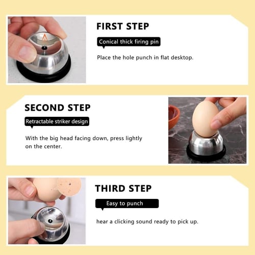 أداة ثقب البيض من الستانلس