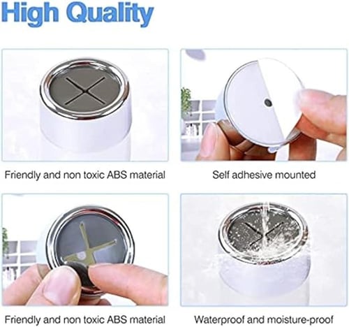 حامل مناشف جداري بتصميم دائري