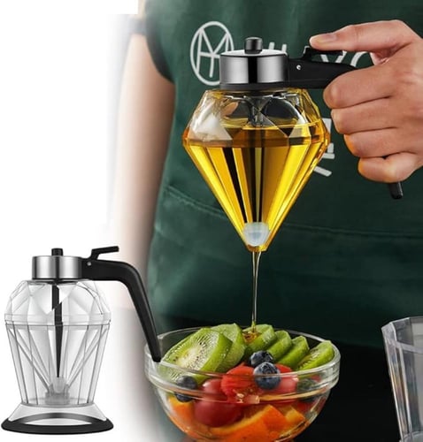 موزع عسل من الزجاج سعة 200 مل