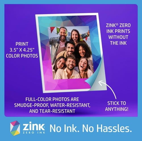 HP Sprocket Photobooth Photo Printer