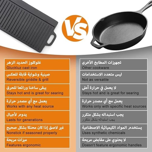 صينية شواء شواء بلاك روك محمولة