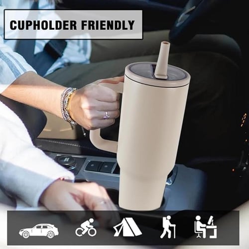 كوب حراري مع مقبض وغطاء بماصة من جيفو بوا | زجاجة...