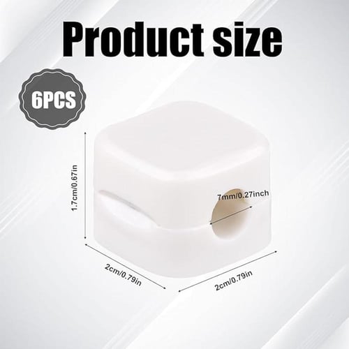 حامل منظم للأسلاك، مشابك بفتحات مغناطيسية