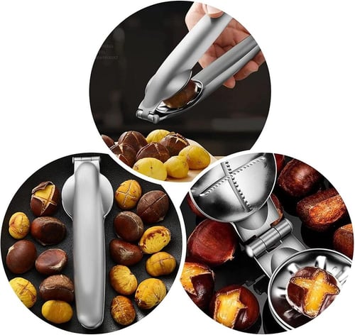 كاستويف اداة تقطيع الكستناء من الستانلس ستيل