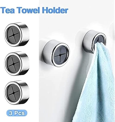 حامل مناشف جداري بتصميم دائري