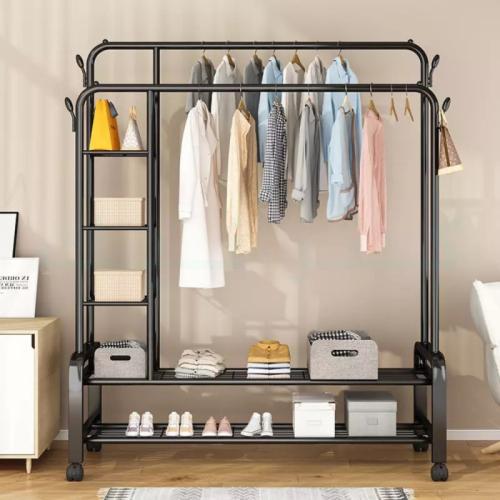 شماعة ملابس ستاند مع عجلات