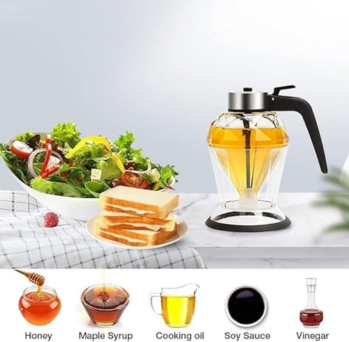 موزع عسل من الزجاج سعة 200 مل