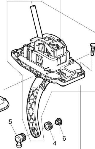 عصى تحكم قير كابرس / لومينا ست نمر 2011-2013 ست نم...