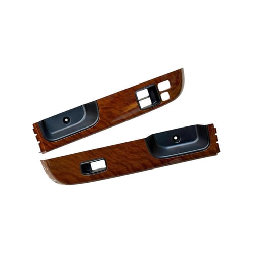 طقم ديكور سوتش قزاز مخشب بني لمعة باترول ربع