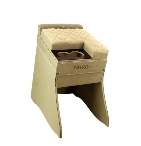 تكاية جيب باترول فتك مع قاعدة طير لون بيج من موديل...