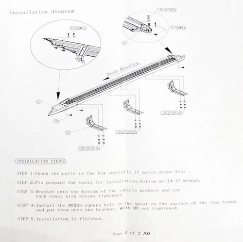 طقم دعسات باترول فتك صالون سوبر سفاري أسود 2005-20...
