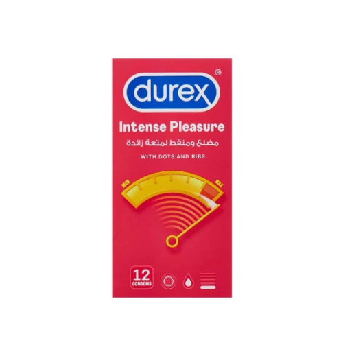 ديوركس واقي ذكري Intense Pleasure مضلع ومنقط لمتعة...