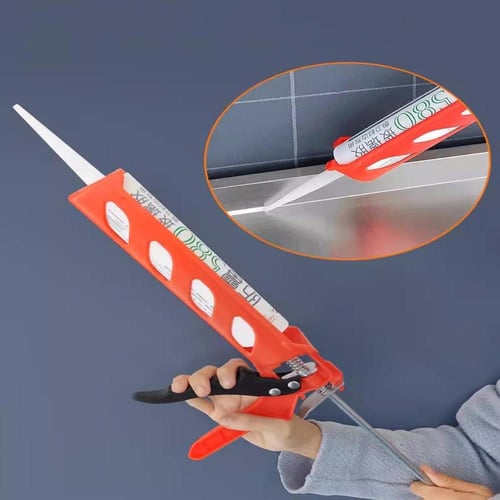 مسدس سليكون بلاستيك برتقالي