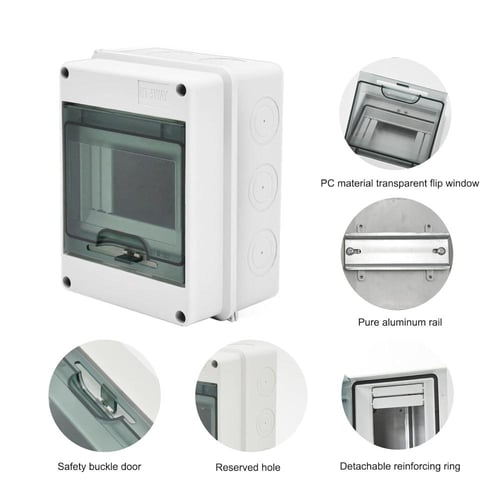 علبة قاطع بلاستيك وتر بروف احجام متعددة