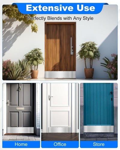 حامي ابواب الخشب من الماء والرطوبة وجهين من المنيو...