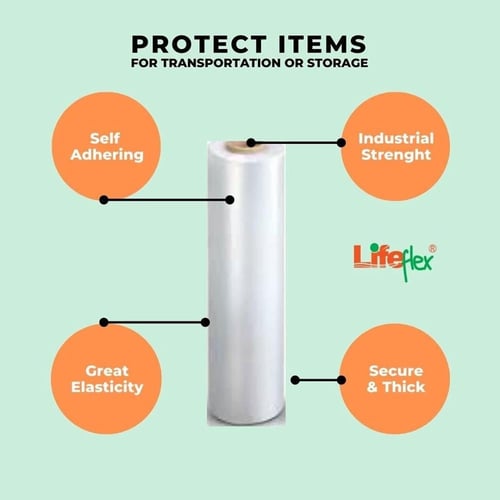 رول تغليف نايلون استرتش متعدد الاستخدامات