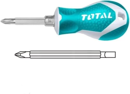 مفك وجهين 75 ملي * 6.3 صغير توتال THT250216 total...