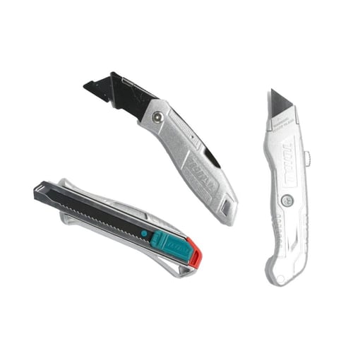 مجموعة مشارط مع امتار على كرت توتال TOS23036 total...