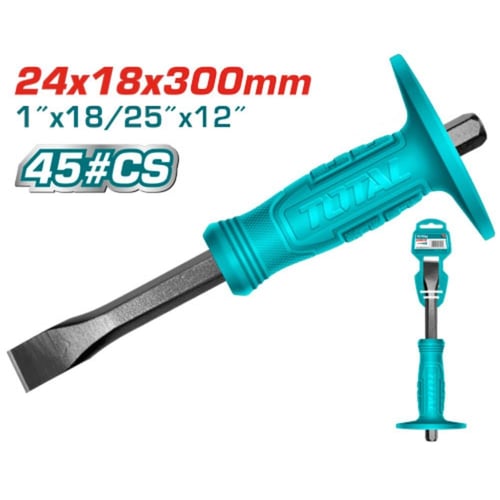 ازميل تكسير يدوي مبسط × مدور عريض توتال THT4211226...