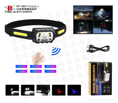 كشاف راس 5 * 1 موديل 0566 قابل لاعادة الشحن