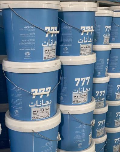 بلاستيك ربع لميع ابيض ناصع 21 كيلوا 777