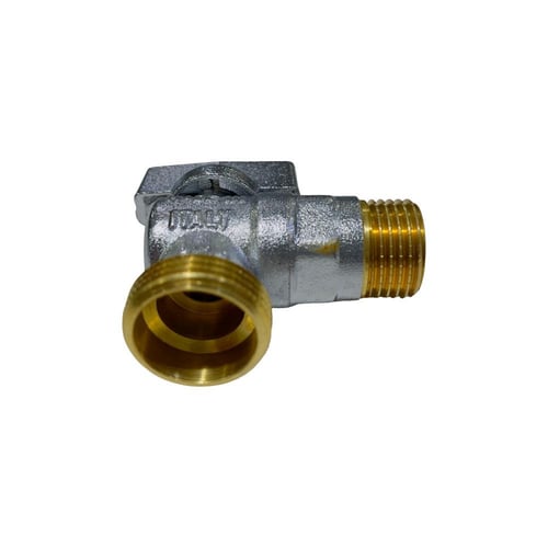 محبس بزبوز غسالة 1/2 * 3/4 بوصة سن نحاس ايطالي