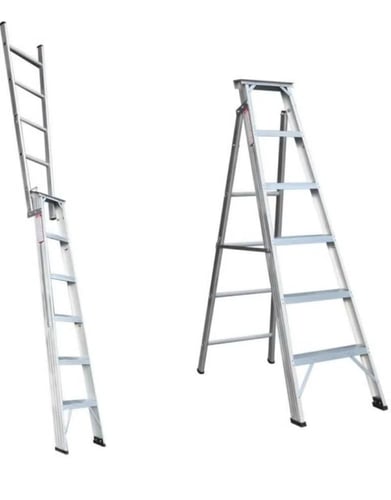 سلم المنيوم صناعة وطنية متوفر بمقاسات مختلفة