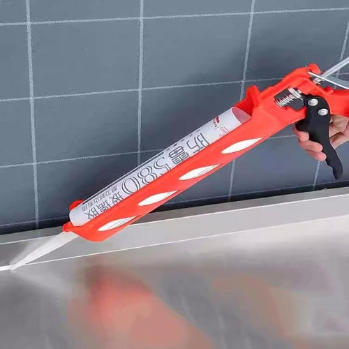 مسدس سليكون بلاستيك برتقالي