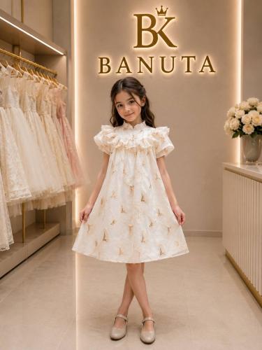 Soft dress with a comfortable cut