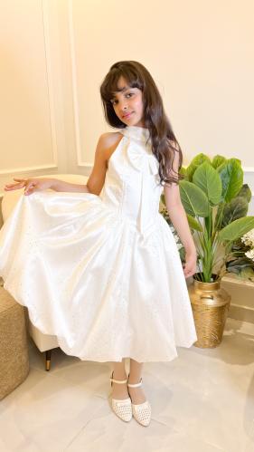 White sparkle dress