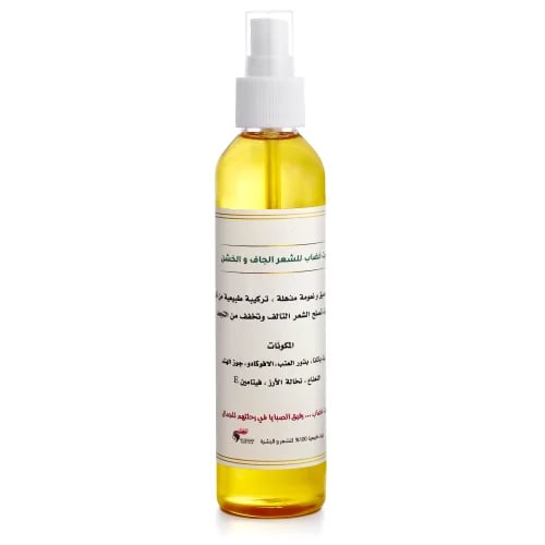 زيت خضاب للشعر الجاف والخشن