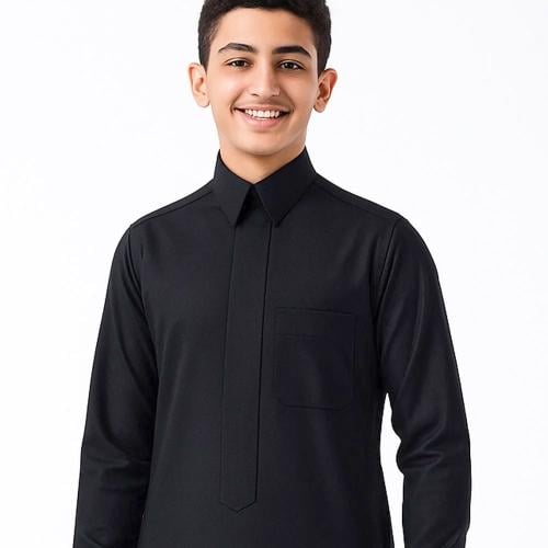 ثوب شبابي شتوي سحاب قلاب - راكز خلية