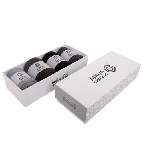 طقم جوارب مصوفة فاخرة - GENEVOIS