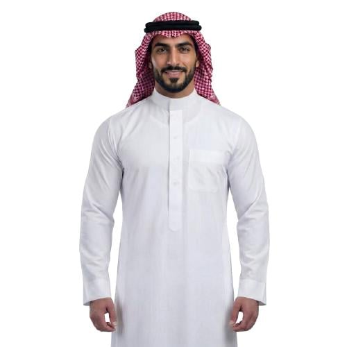 ثوب رجالي ازرار سادة الاصيل