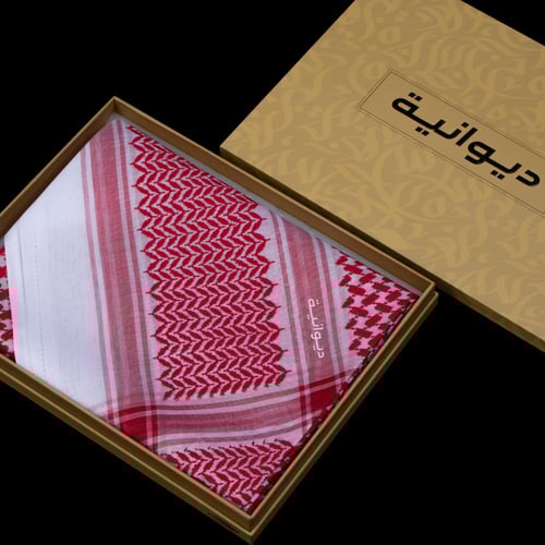 شماغ احمر رجالى ديوانية