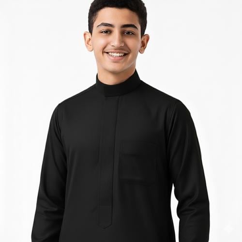 ثوب شبابي شتوي سحاب ساده - راكز