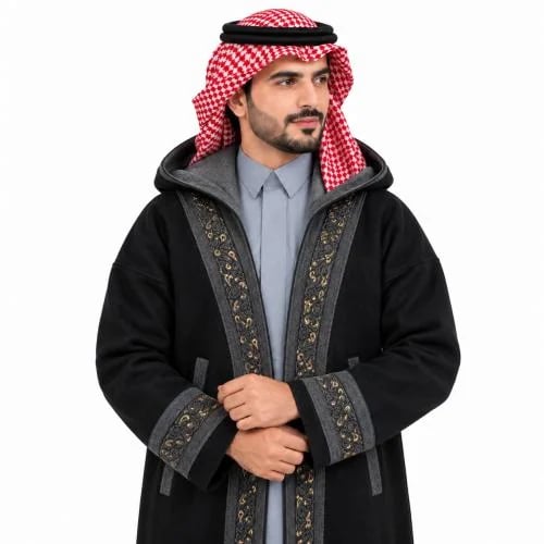 فروة جوخ دبل فيس خط عربي -ديوانية