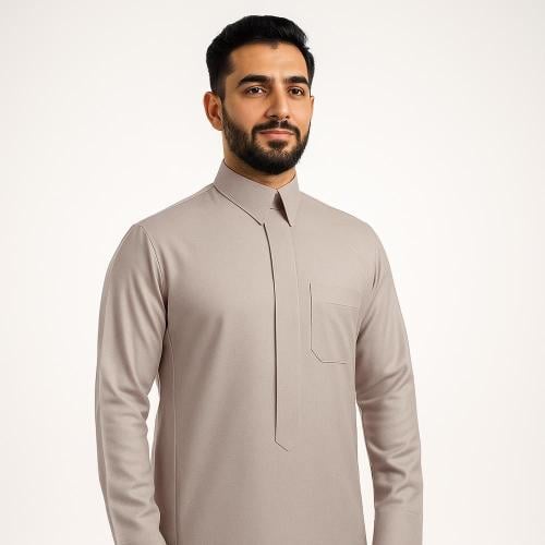 ثوب رجالي شتوي سحاب قلاب - الأصيل 1