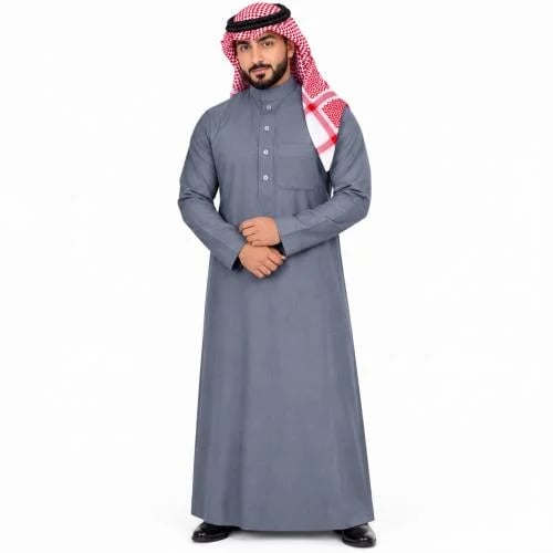 ثوب رجالي ازرار شتوي الأصيل