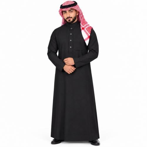 ثوب رجالي ازرار شتوي الأصيل