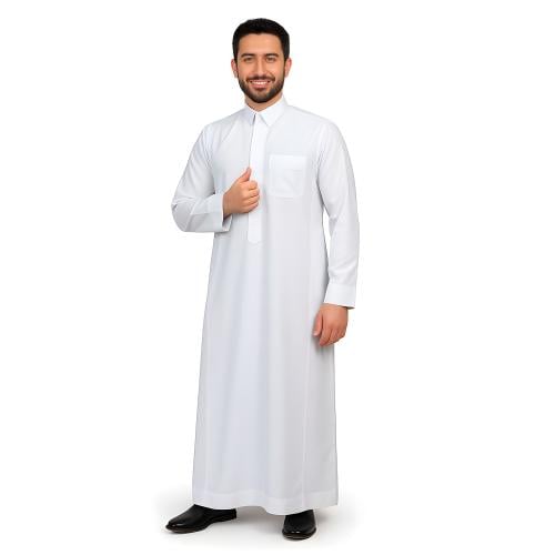 ثوب الأصيل رجالي سحاب قلاب صيفي