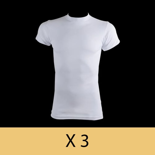 فنيلة نص كم حلق-رقبة الأصيل