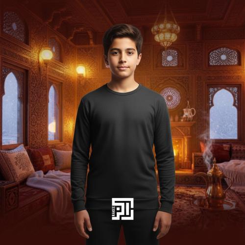 طقم بجامة حراري ولادي - ثيرمال راكز